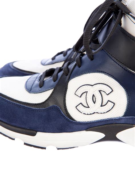 chanel high top|Chanel sneakers size 10.